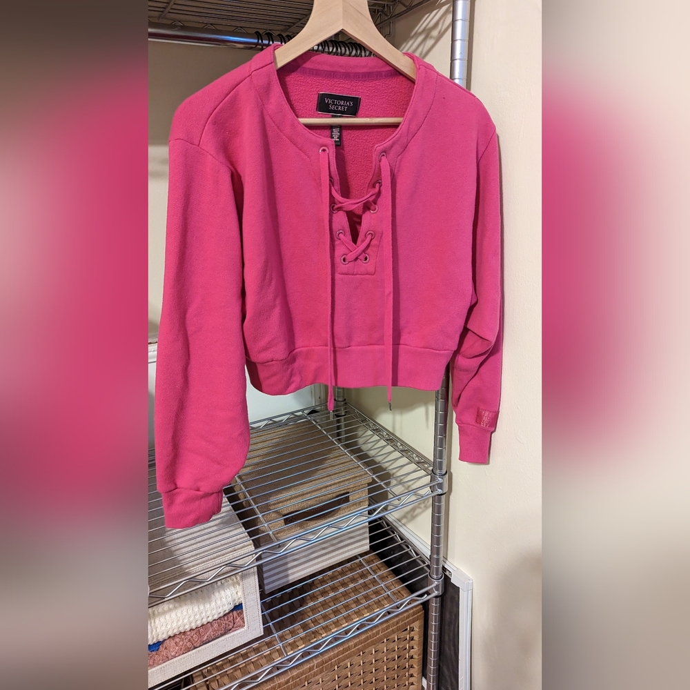 Victoria Secret crop sweatshirt